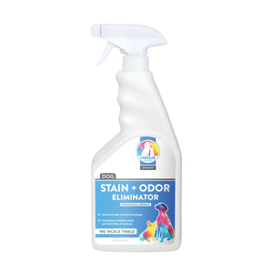 Unique Advanced Dog Odor + Stain Remover - 24 oz. Ready-to-Use Liquid Spray - Bio-Enzymatic Formula Quickly Eliminates Dog Stains and Removes Pet Odors - Ayora Pets