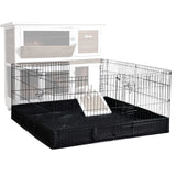 Aivituvin Pet Playpen Indoor & Outdoor Expandable Exercise Pen for Small Animals Rabbit cage with Waterproof LayerAttach The Hutch Freely - Ayora Pets