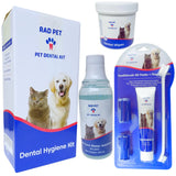 RadPet Advanced Dental Hygiene Kit for Cats & Dogs - Complete Oral Care with Toothbrush Enzymatic Toothpaste Dental Wipes & Water Additive Vet Formulated Pet Toothpaste Kit - Ayora Pets