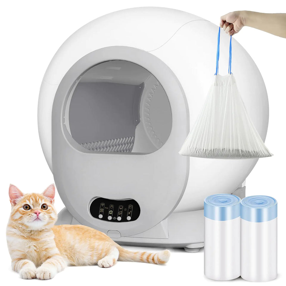 Automatic Cat Litter Box Self Cleaning Waste Bag 50PCS - Ayora Pets