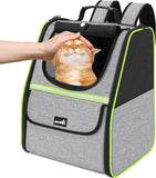 Pecute Cat Backpack Carrier Small Dog Backpack Carrier Pet Backpack Carrier for Cats Dogs Puppy Kitten Cat Carrier Bag Carrying for Travel Hiking Bike Riding Walking Outdoor - Ayora Pets