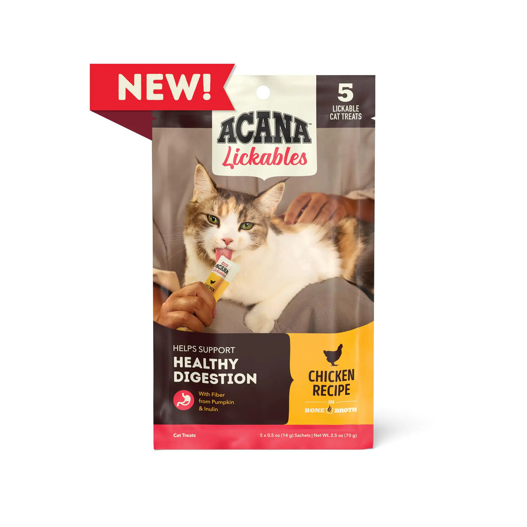 ACANA Lickables Chicken Recipe 2.5oz 5 Count - Ayora Pets