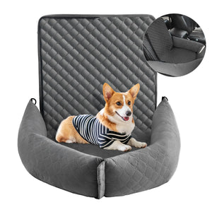 CZL Dog Car Seat for Medium Small Dogs 2-in-1 Dog Bed for Couch Portable Car Seats for Dogs with Anti-Slip Back Dog Bed with Sides Comfortable Dog Sofa Bed Fits Front and Back Car Seat and Sofa - Ayora Pets