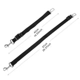 2Pcs Pet Dog Seat Belt Leash Adjustable Pet Dog Cat Safety Leads Harness - Ayora Pets