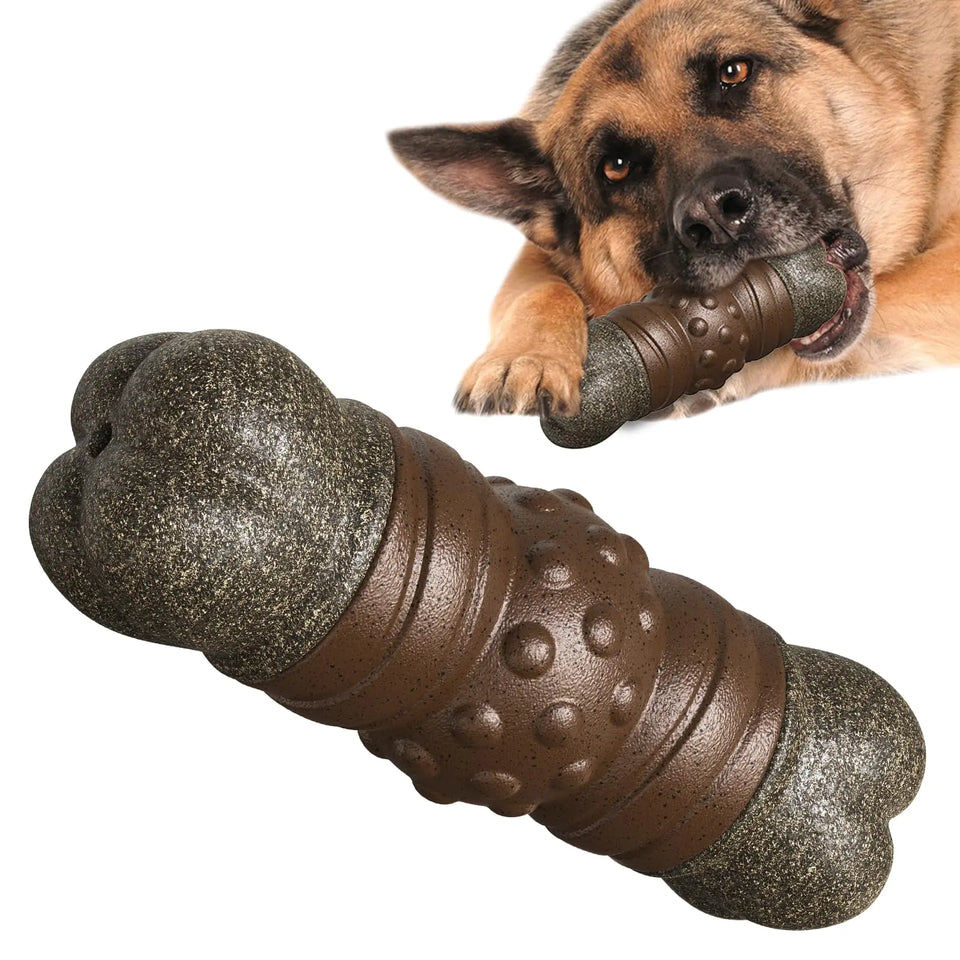 Dog Chew Indestructible Bone Toy for Large Aggressive Chewers Extra-Large Breed Dogs Tough Durable Sturdy Crate Enduring Toys Interactive Boredom Busters Teething Indoor Outdoor Keep Them Busy Gift - Ayora Pets