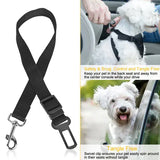 2Pcs Pet Dog Seat Belt Leash Adjustable Pet Dog Cat Safety Leads Harness - Ayora Pets